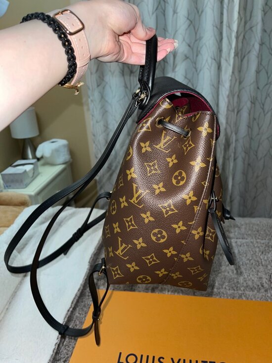 Louis Vuitton Monogram Leather Montsouris PM Backpack Noir main image 8